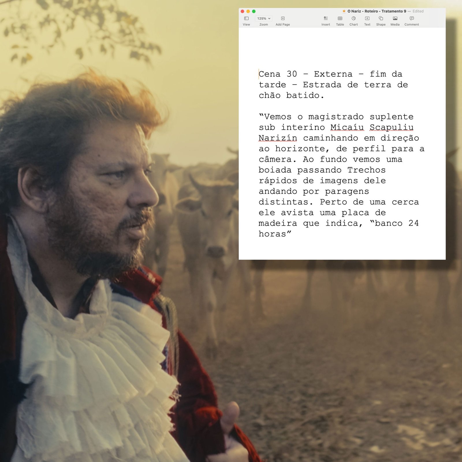 Serviço de criação de roteiros para filmes