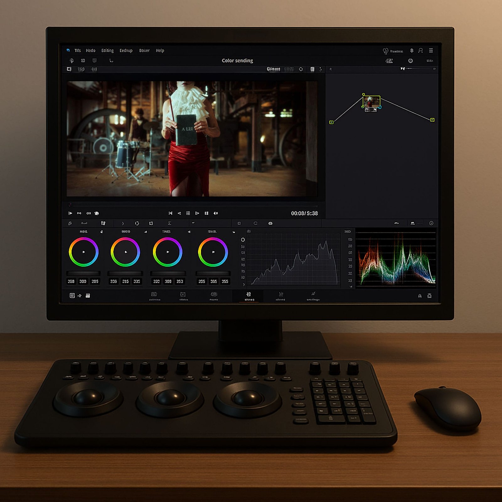 Serviço de Color Grading da Aleph Cinema.